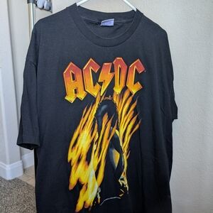 Vintage 1998 AC/DC Black Graphic T-Shirt
